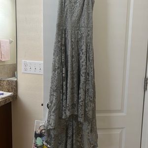 Grey formal dress